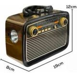 MiraLive Nostaljik Radyo Bluetooth Bağlantılı Müzik Kutusu Ahşap - Renkli - standart