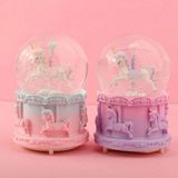 MiraLive Orta Boy Unicorn Kar Küresi - Renkli