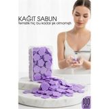 MiraLive Parfümlü Elde Eriyen Kağıt Sabun - 100 Lü Paket Sihirli Sabun – Hijyenik Seyahat Kutusu 722443 - Renkli - standart