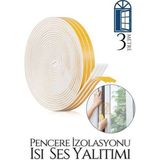 MiraLive Pencere Ses Isı Yalıtım Sünger Bant 3 Metre 718901 - Renkli - standart