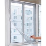 MiraLive Pencere Sineklik Tülü 100X150 cm Çift Taraflı Bant Hediyeli Kesilebilir Tül Sineklik Seti - Renkli - Standart