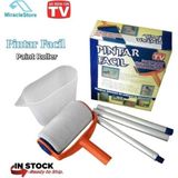MiraLive Pintar Facil Pratik Damlatmayan Boya Rulosu ve Fırçası - Renkli