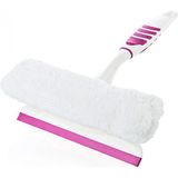MiraLive Pratik Kolay Mikrofiber Peluşlu Camsil Cam Silme Aleti Aparatı (K95) - Renkli - standart