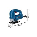 MiraLive Professional Gst 8000 E Dekupaj Testere (710 W, 800-3.100 Strok/dak, Ahşapta Kesme Derinliği: 80 Mm)