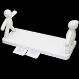 MiraLive Rambo Manken Tutacaklı Plastik Etejer Yapışkanlı BÜYÜK=13.5X33CM (K95) - Renkli - standart