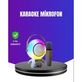 MiraLive Rgb Işıklı Astronot Bluetooth Hoparlör Karaoke Mikrofonlu - 1