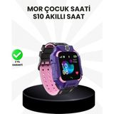 MiraLive S10 Akıllı Çocuk Saati Mor Model Çift Yönlü Konuşma ve Sos Fonksiyonu - Renkli