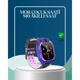 MiraLive S10 Mor Çocuk Takip Saati Elektronik Bariyer ve Sesli Mesaj Destekli - Renkli