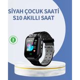 MiraLive S10 Siyah Akıllı Çocuk Saati Anlık Konum Takibi ve Rota Geçmişi - Renkli
