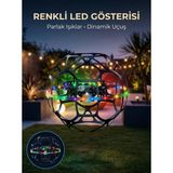 MiraLive Şarjlı Futbol Topu Tasarımlı Mini Drone LED Aydınlatmalı Akıllı - Renkli - 1