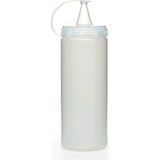 MiraLive Şeffaf Kapaklı Sızdırmaz Yağlık Sosluk Şişesi Plastik Yağdanlık 400 Ml. AP-9028 (K95) - Renkli - standart
