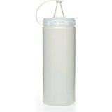 MiraLive Şeffaf Kapaklı Sızdırmaz Yağlık Sosluk Şişesi Plastik Yağdanlık 400 Ml. AP-9028 (K95) - Renkli