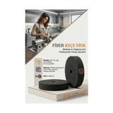 MiraLive Sert Fiber Keçe Disk 75MM (2 Adet) Matkap Ucu Pas Sökücü Parlatma Taşı 723237 - 1