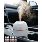 MiraLive Sessiz Mini Nemlendirici 5 Esans Hediyeli USB Bağlantılı LED Işıklı Buhar Makinesi - Renkli - standart