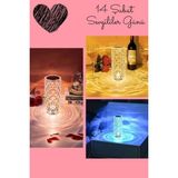 MiraLive Sevgililer Gününe Özel Romantik Kristal Gece Lambası Sevgiliye Hediye - 1 - Çok Renkli