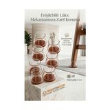 MiraLive Silent Keçe Tabanlı Şeffaf Sandalye Ayak Koruyucu 8'li Set 723000 - Renkli - standart