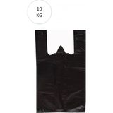 MiraLive Siyah Atlet Poşet Büyük Boy 32X57 cm Takriben 720 Adet 10 kg - 32 x 57 cm