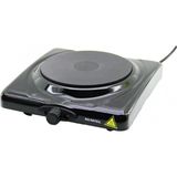 MiraLive Siyah Tek Gözlü Elektrikli Ocak Hotplate 1500W Ayarlanabilir Termostat Kolay Temizlenebilir Uyarı Lambası LX-7115 (4887)