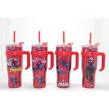 MiraLive Spiderman Pipetli Termos Suluk - Renkli - standart