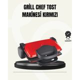MiraLive Tost Makinesi Geniş Kapasiteli Çıkarılabilir Plaka Üç Kademeli Isı Ayarlı - Renkli - standart