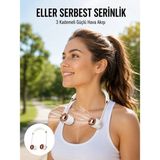 MiraLive USB Şarjlı Boyun Fanı | Hafif, Katlanabilir, Taşınabilir, Düşük Gürültülü Fan Yeni Nesil - Renkli