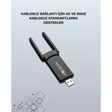 MiraLive USB Wifi Adaptör – 1200 Mbps Hız