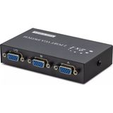 MiraLive VGA Switch 54 Mhz 2 Giriş 1 Çikiş Butonlu Geçiş 2 Port HDX1280
