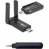 MiraLive Wifi Alıcı Dual Band USB 3.0 Adaptör Kablosuz Windows 7/8/10/11 - Renkli