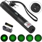 MiraLive Wison WS-503 100MW 3.7V 3200 Mah Desen Başlıklı Şarjlı Yeşil Lazer Pointer (K95) - Renkli