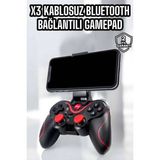 MiraLive X3 Gamepad Oyun Kolu Bluetooth Bağlantılı Gamestick Android Uyumlu