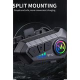 MiraLive Y10 Kask Kulaklık Bluetooth Motosiklet Kulaklık 5,3 Bluetooth Intercom Motorsiklet Kulaklık - Renkli