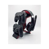 Miralux 2’li Kumanda - Joystick ve Kulaklık Standı -Siyah– PS4 / PS5 Uyumlu – Masaüstü Organizer