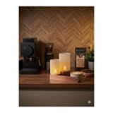 Miralux 2'li Modern Kafes Tasarımlı Led Talight Kahve Köşesi Şamdan Mumluk Modern Masaüstü & Ambiyans Işığı