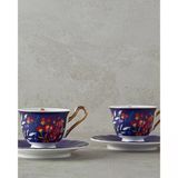 Miranda New Bone China 4 Parça 2 Kişilik Kahve Fincan Takımı 90 Ml Lacivert