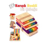 miranino 100 Adet Karışık Abeslang Ahşap Dil Çubuğu