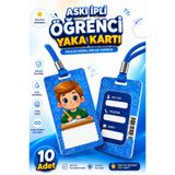 miranino Askı ipli Erkek Öğrenci Yaka Kartı 10 Adet