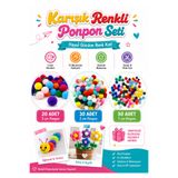miranino Karışık Renkli Ponpon Seti