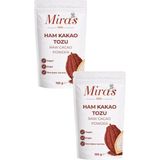 Miras 1934 Ham Kakao Tozu - 300 G - %10-12 Yağ - Natürel Kakao Tozu - 150 G X2 - 300 gr