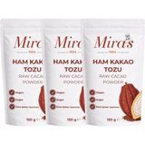 Miras 1934 Ham Kakao Tozu - 450 G - %10-12 Yağ - Natürel Kakao Tozu - 150 G X3 - 450 gr