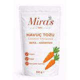 Miras 1934 Havuç Tozu Katkısız 100g | Pancake, Kek ve Tarifler İçin Doğal Renklendirici