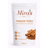 Miras 1934 Tarçın Tozu Katkısız 100g | Kahve, Süt ve Tatlılar İçin Yoğun Tarçın