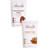 Miras 1934 Tatlı Paketi - Ham Kakao Tozu - Tarçın Tozu - 350 G - 350 gr