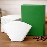 Mira's Coffee No:4 Filtre Kahve Kağıdı Beyaz 100 Adet Ev Tipi Kahve Makineleriyle Uyumlu