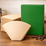 Mira's Coffee No:4 Filtre Kahve Kağıdı Natural Brown 100 Adet Ev Tipi Kahve Makineleriyle Uyumlu