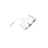 MiraScreen Lightning To Ethernet & Usb Adapter Kablo, Iphone Uyumlu, Ipad Usb, Ethernet Dönüştürücü