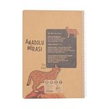 Mirası Spiralli Defter, A4, 100 Yaprak, 70G Kağıt, Çizgili, 500 Mikron Pp Kapak, Pet Spiralli, Asorti Renkler, Dayanıklı ve Ergonomik Kullanım - Standart