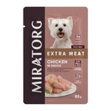 Miratorg Adult Mini Gravy Tavuk Etli 24x85 gr Küçük Irk Köpek Yaş Maması
