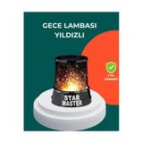 Miravm Galaxy Efektli Led Yıldız Projektör Renk Değiştirmeli Oda Aydınlatması