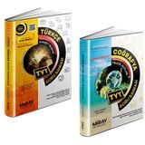 Miray 2024 Tyt Türkçe + Coğrafya Soru Bankası Seti 2 Kitap