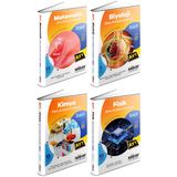 Miray 2025 Ayt Matematik + Fizik + Kimya + Biyoloji Ders Anlatım Fasikülleri Seti 4 Kitap